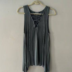 Grey blue tank